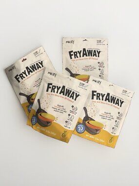 4x FryAway Deep Fry Waste Cooking Oil Solidifier Powder 100% Plant-Based Cooking